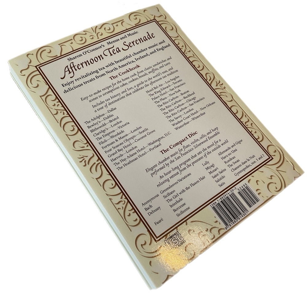 Cookbook /CD Set Afternoon Tea Serenade Sharon O'Connor Recipes /Classical Music - Picture 10 of 15